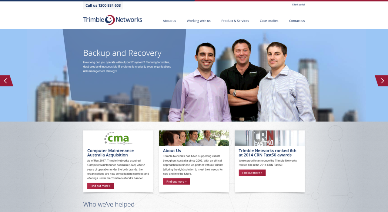 Trimble Networks: Branding, Socials & Web Design - LINK Creative