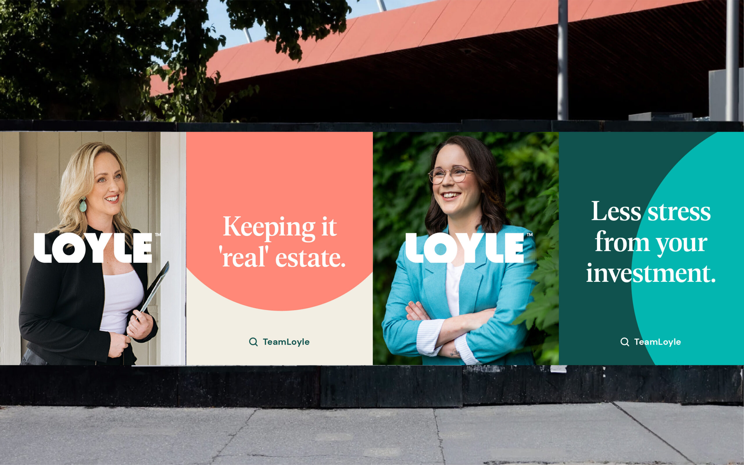 Team Loyle outdoor advertising concepts