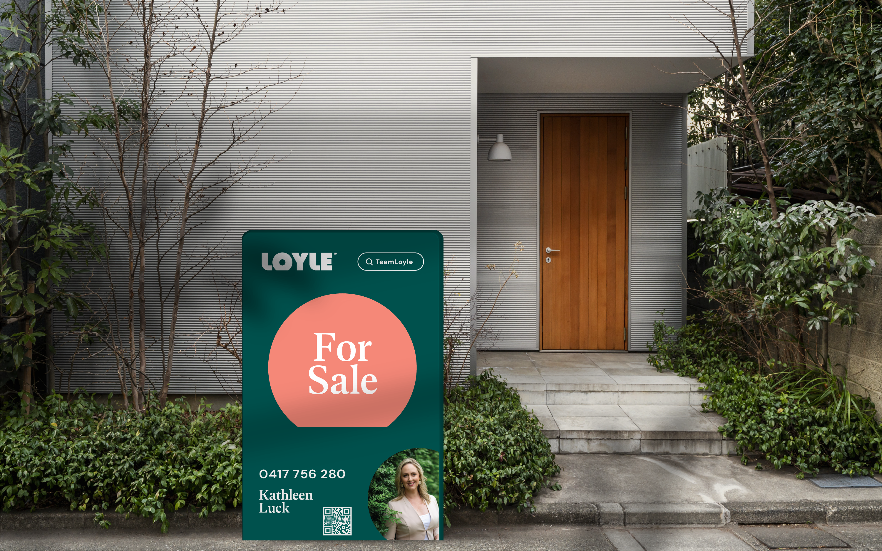 Loyle signboard outside a property