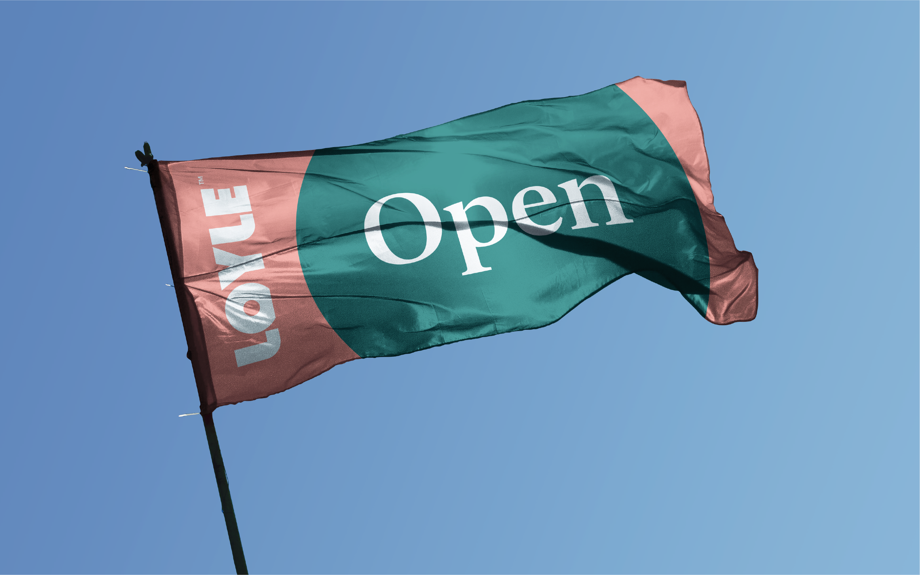 Loyle open homes flag blowing in the breeze